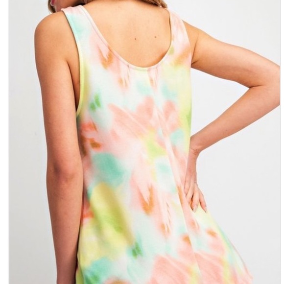 🍈🍊LIME & PEACH 2PIECE TIE DYE SET - Picture 9 of 10